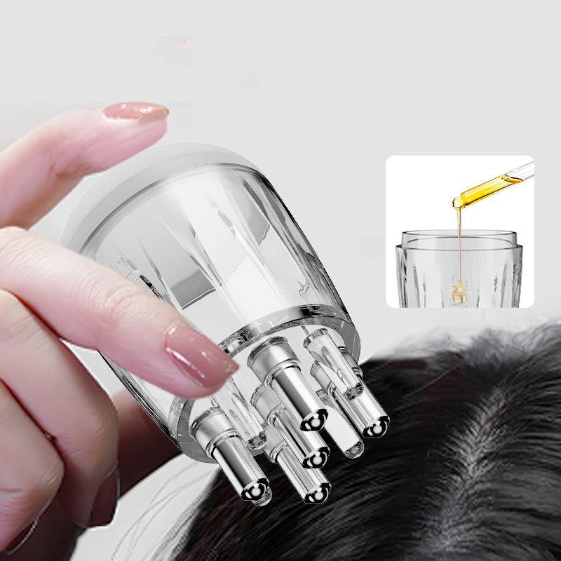 Hair Care Essential Oil - Applicatore per cuoio capelluto Pettine liquido
