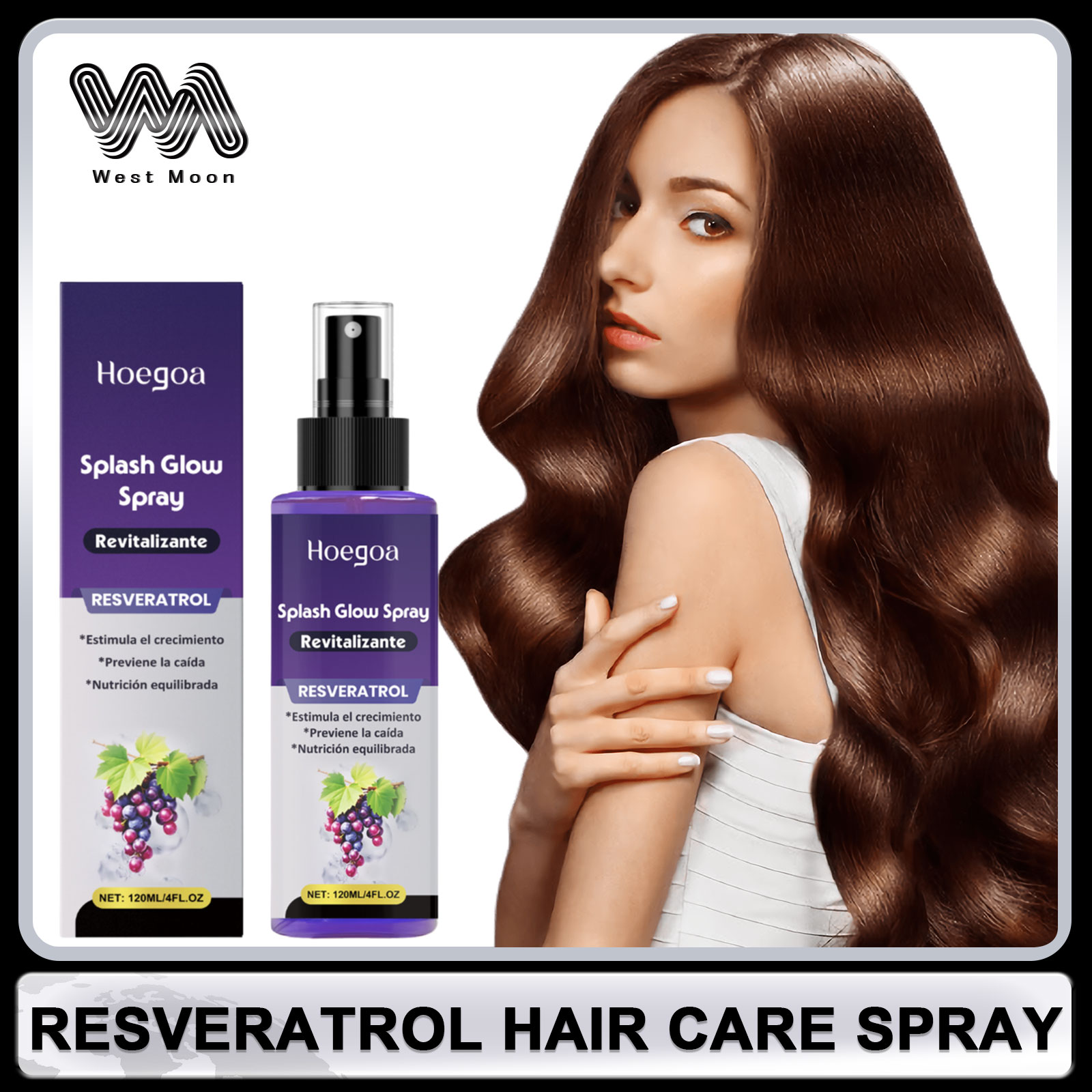 Hair Care Hair Serum - Resveratrol Cura dei capelli Spray Anti