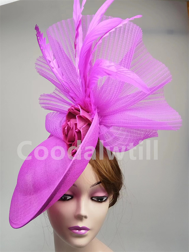 Hair Net Invisible - Elegante fiore Fascinator Portapillole da sposa