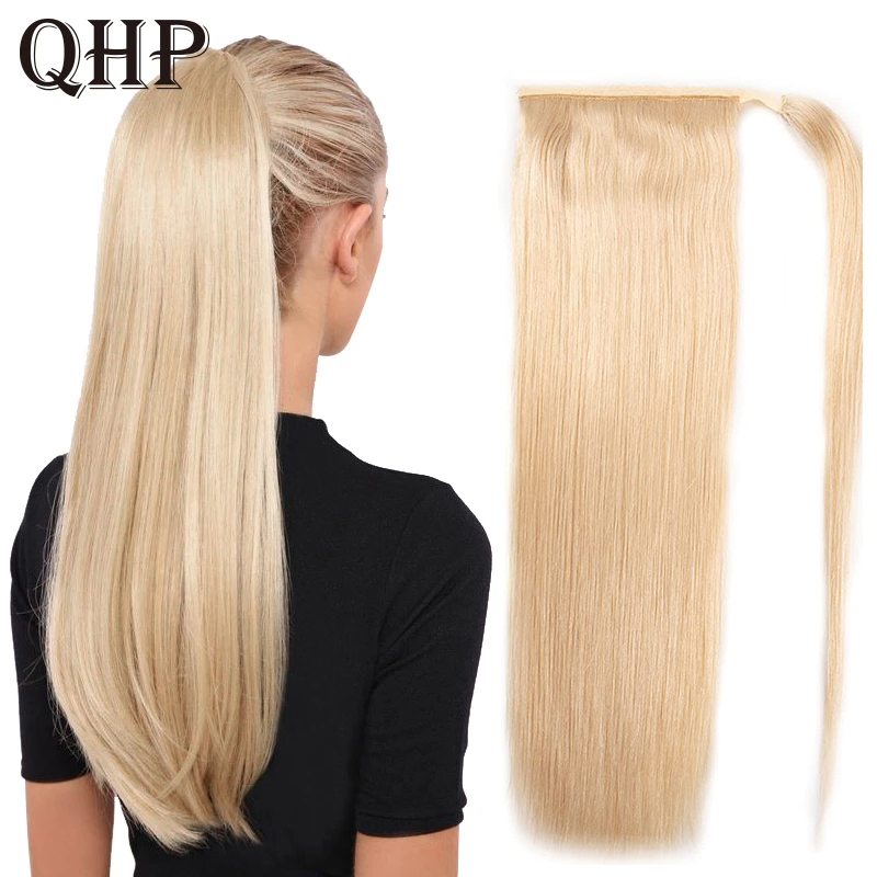 Clip In Hair Piece - Coda di cavallo dritta Estensioni naturali