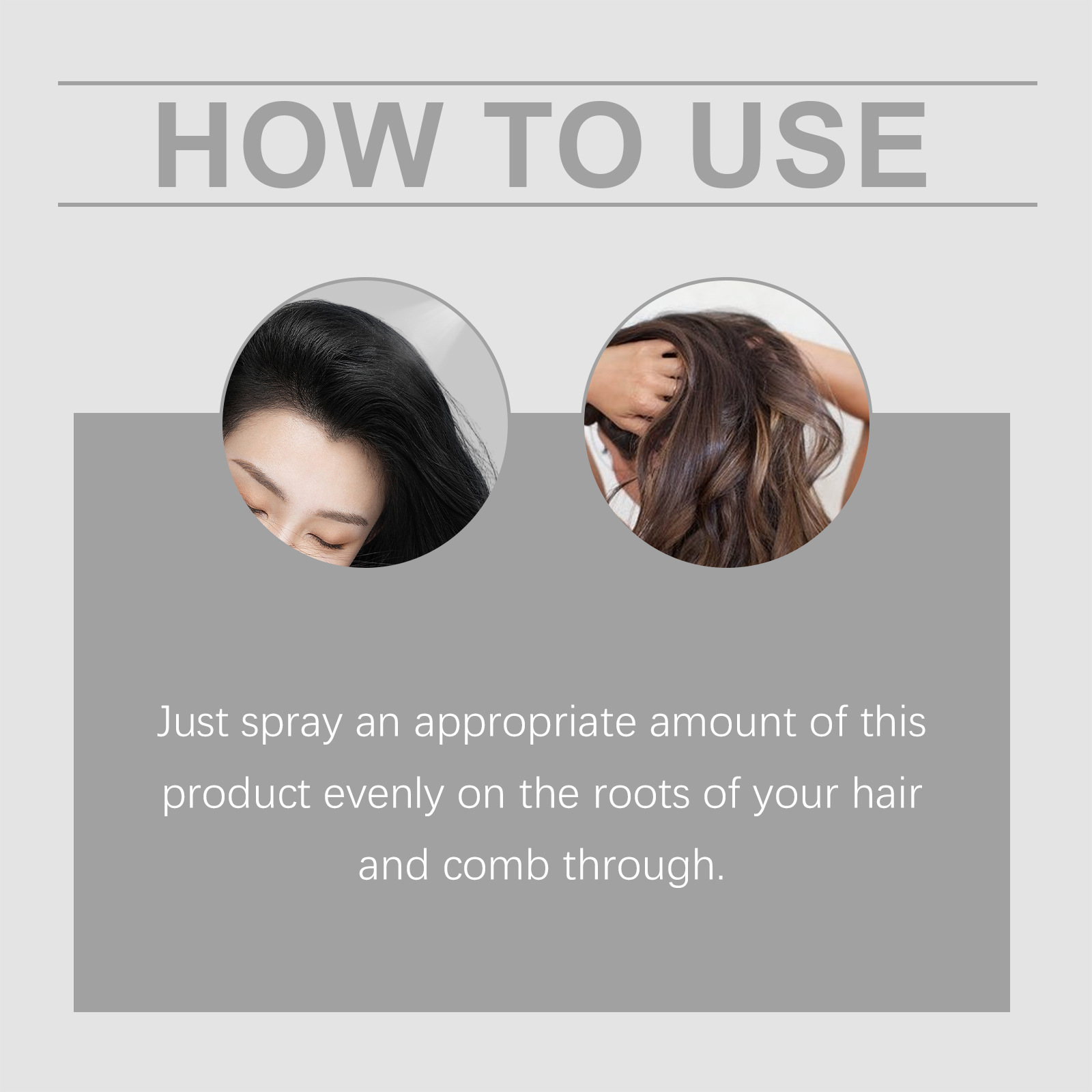 Hair Care Naturally - Shampoo Spray per Capelli Secchi, Controllo