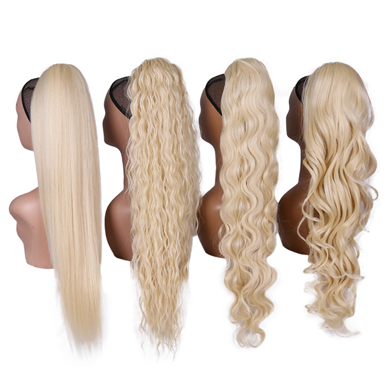 Braiding Hair Kanekalon - Coda di Cavallo Sintetica Bionda Lunga