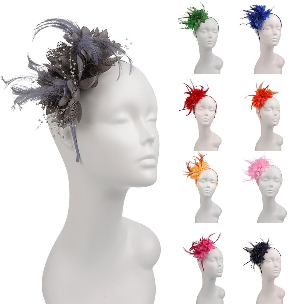 Hair Net Invisible - Affascinante donna elegante Fascinator cappello fascia