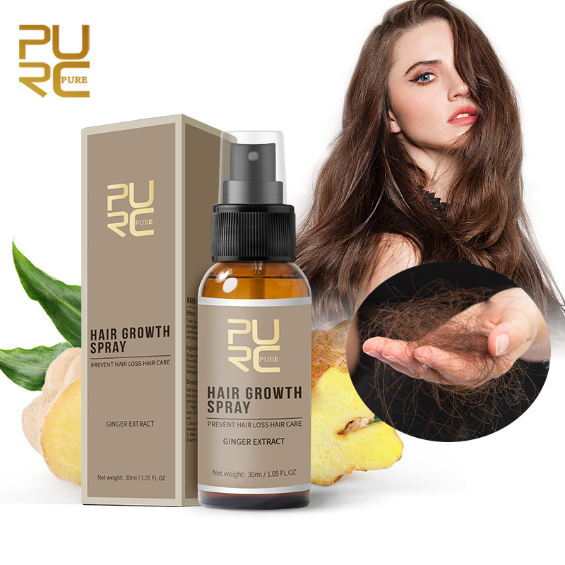 Hair Care Hair Serum - PURC Ginger Hair Spray Root olio