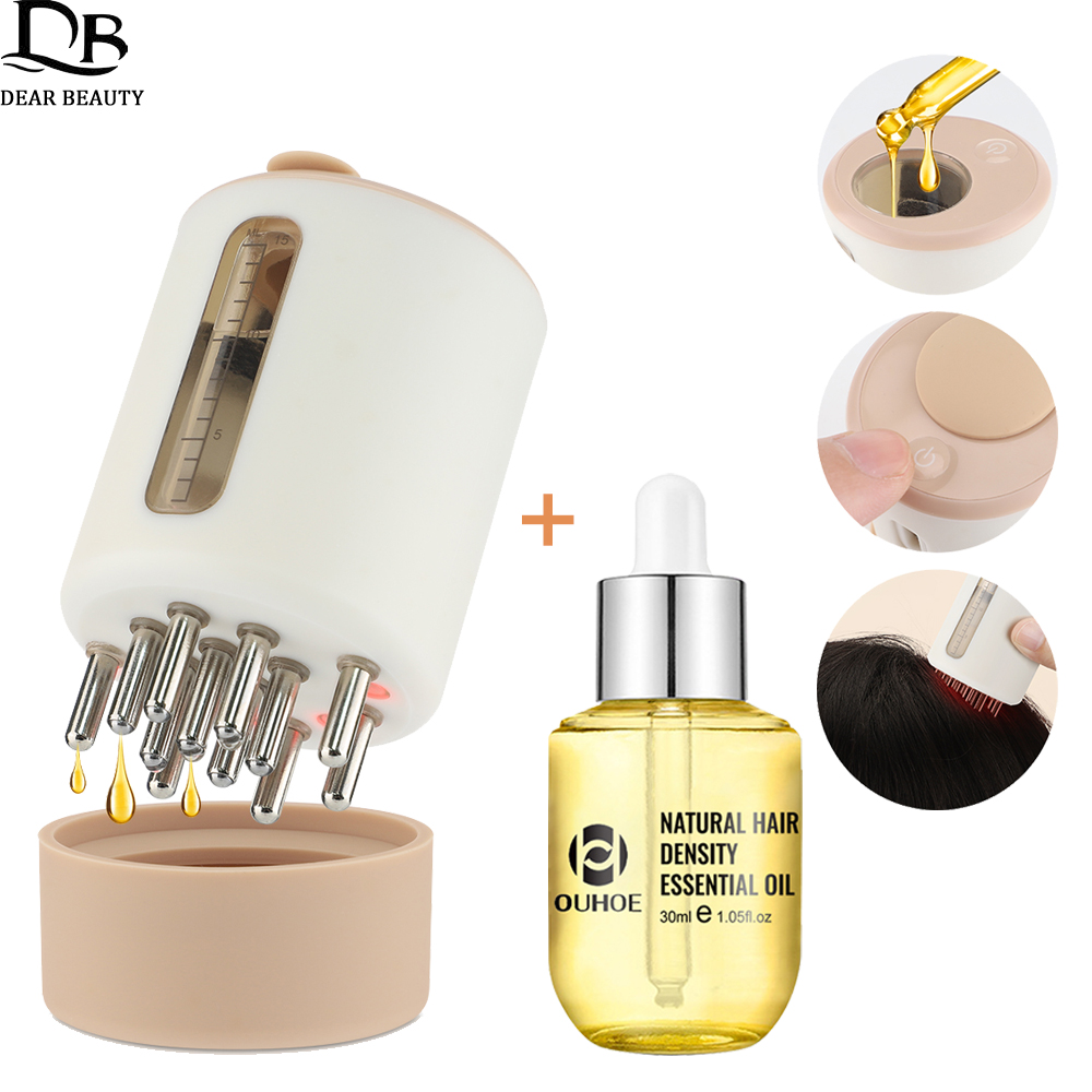 Hair Care Essential Oil - Pettine per massaggio con testa a