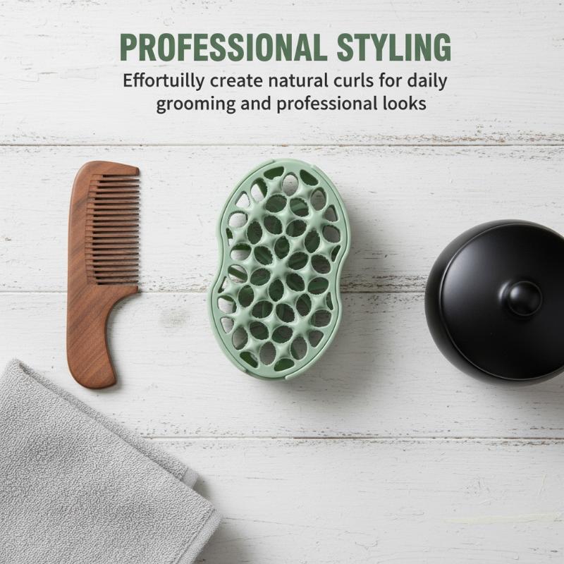 Twist Sponge Coil - Spazzola Magica per Capelli Ricci, per