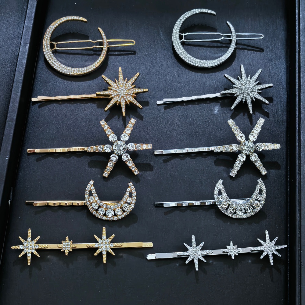 Clip In Hair Piece - Set da 3/4 pezzi di forcine
