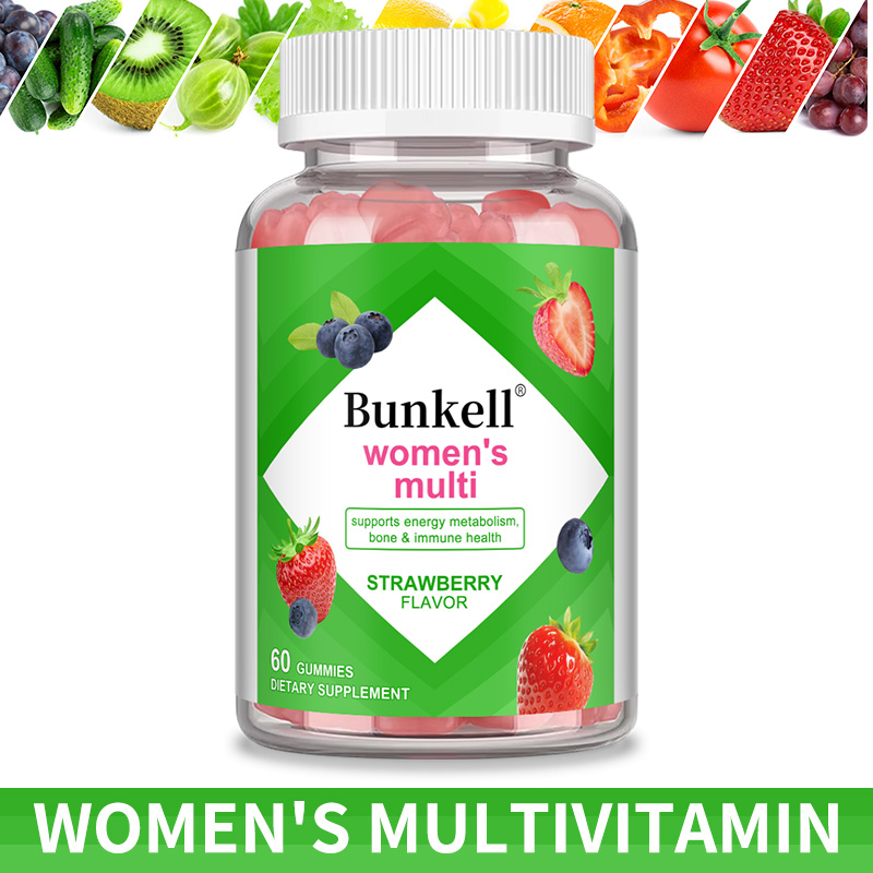 Hair Care Gummies - Caramelle gommose multivitaminiche da donna: energia,