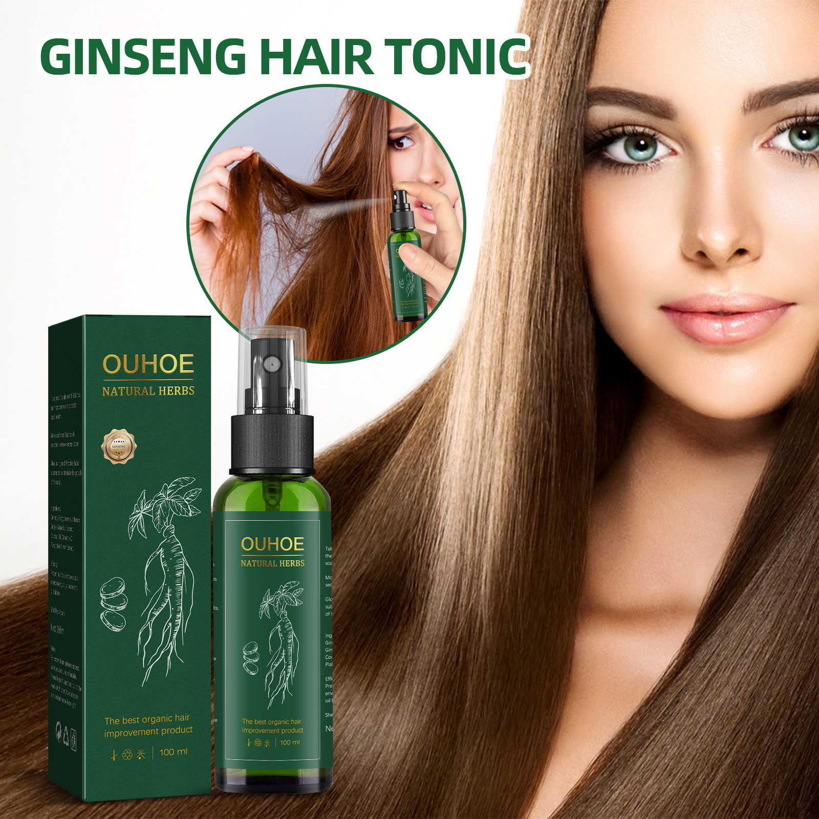 Hair Care Natural Products - Spray per la cura dei capelli