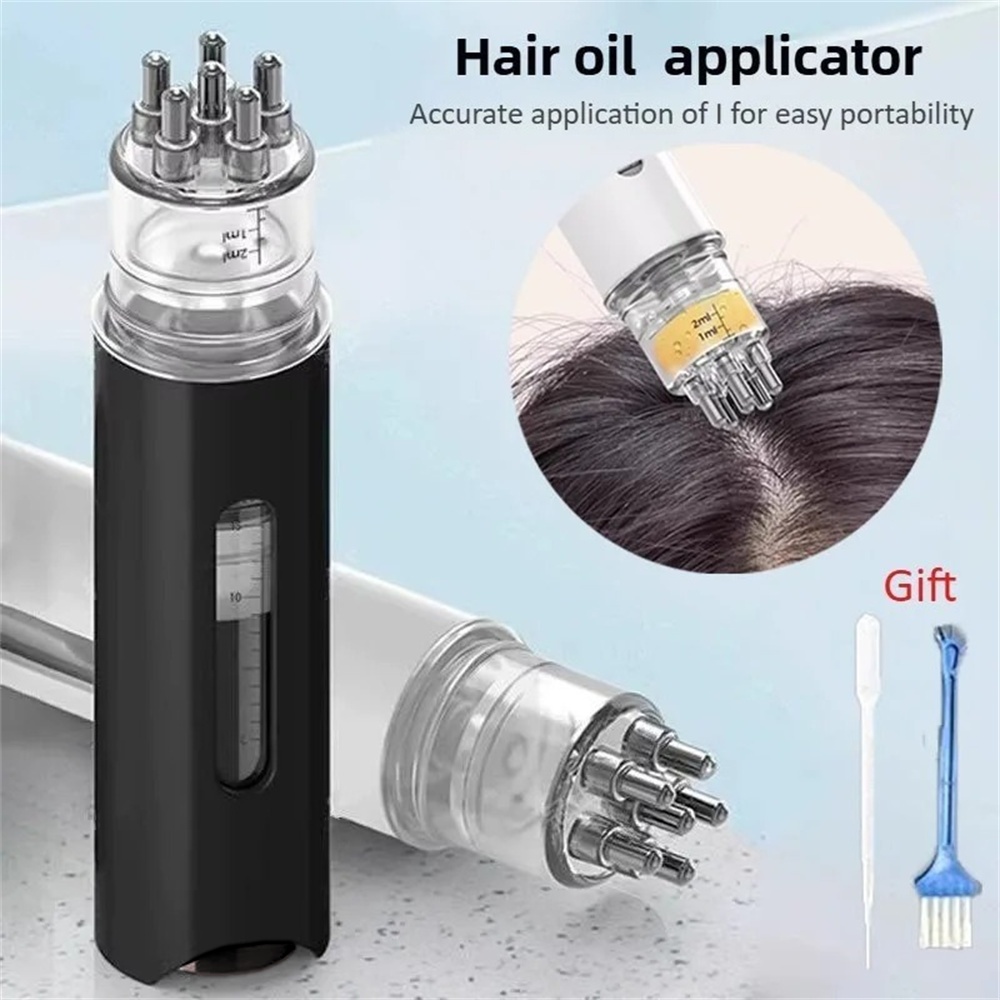 Hair Care Essential Oil - Applicatore per Capelli con Pettine Liquido,