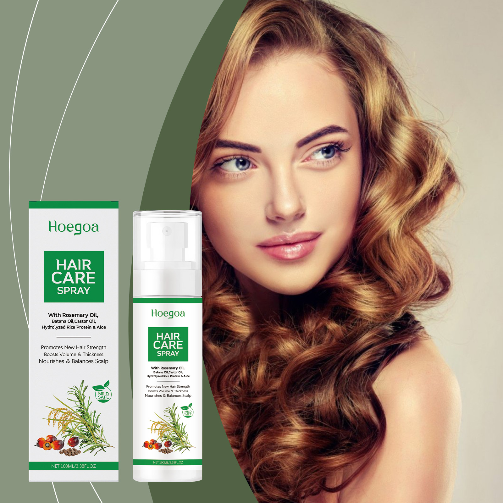 Hair Care Natural Products - Hoegoa Spray Essenza per la Cura