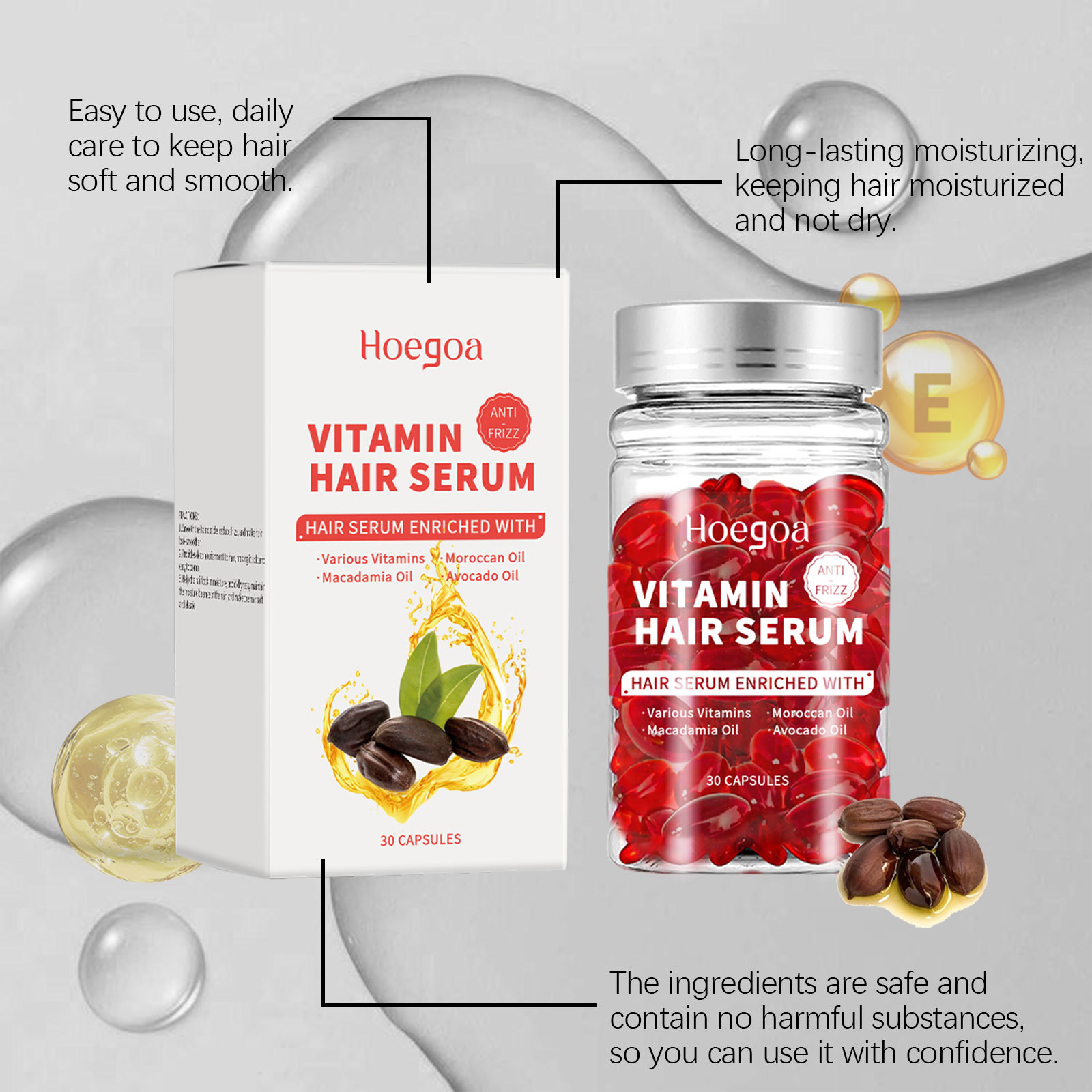 Hair Care Hair Serum - Capsule di siero per la cura
