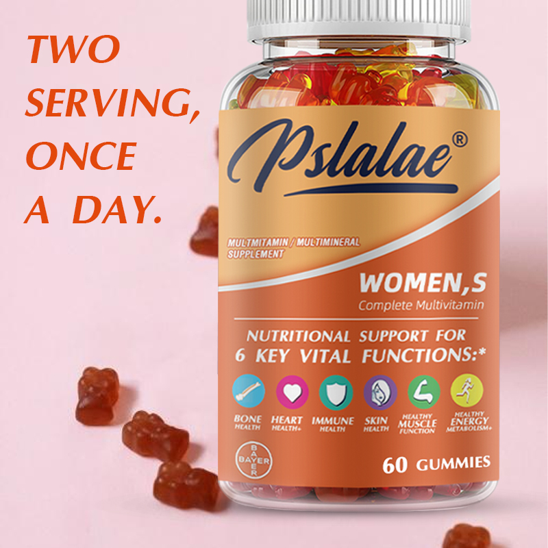 Hair Care Gummies - Caramelle gommose multivitaminiche da donna: energia,