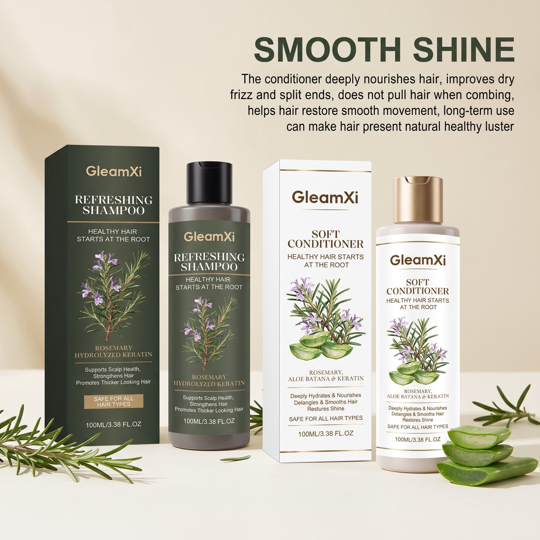 Set Shampoo e Balsamo al Rosma - Hair Care Keratin Shampoo recensione e prezzo