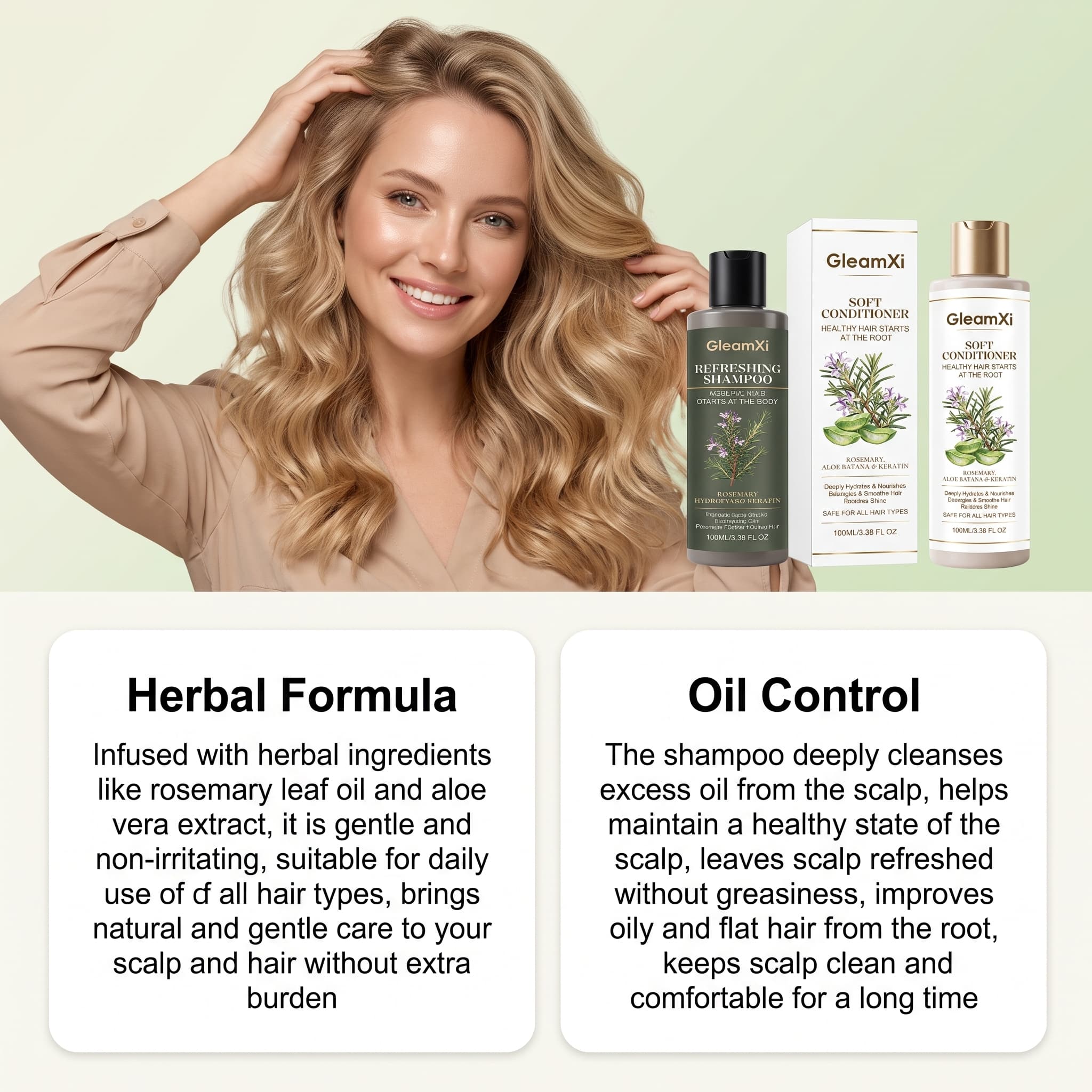 Set Shampoo e Balsamo al Rosma - Hair Care Keratin Shampoo recensione e prezzo