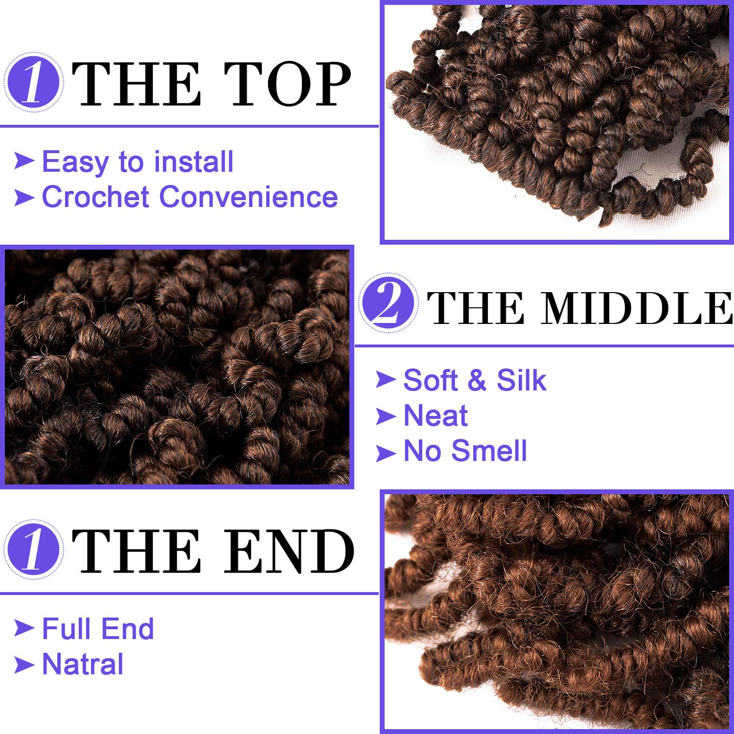 Trecce pre-intrecciate a molla - Braiding Hair Kanekalon recensione e prezzo