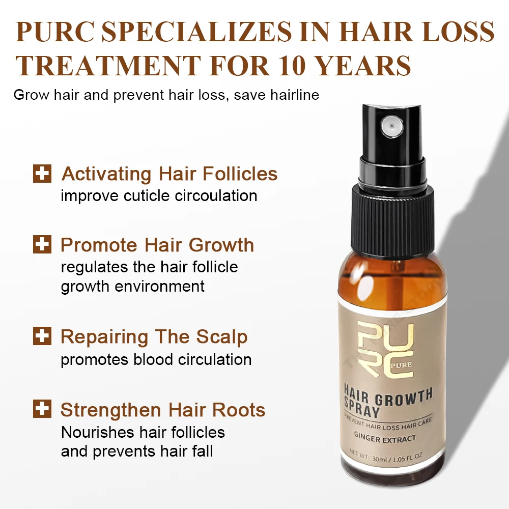 PURC Ginger Hair Spray Root ol - Hair Care Hair Serum recensione e prezzo