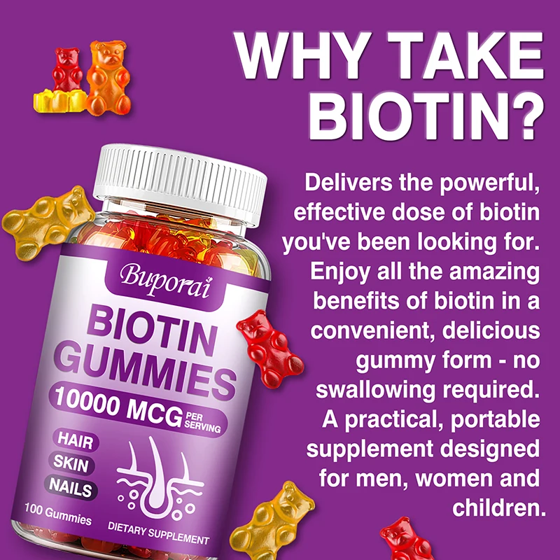 Gommose alla Biotina 10000mcg  - Hair Care Gummies recensione e prezzo