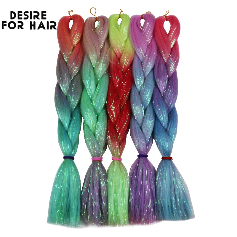 Desiderio di capelli 5 confezi - Braiding Hair Kanekalon recensione e prezzo