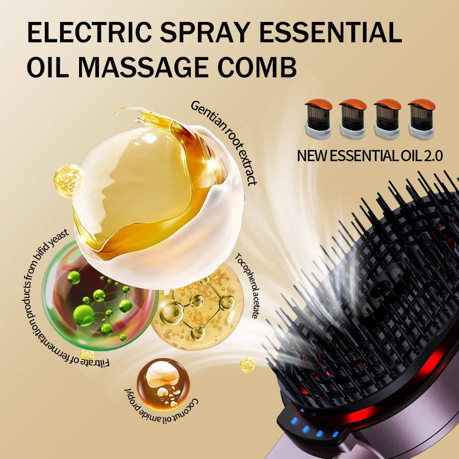 Pettine per massaggio 4 in 1 B - Hair Care Essential Oil recensione e prezzo