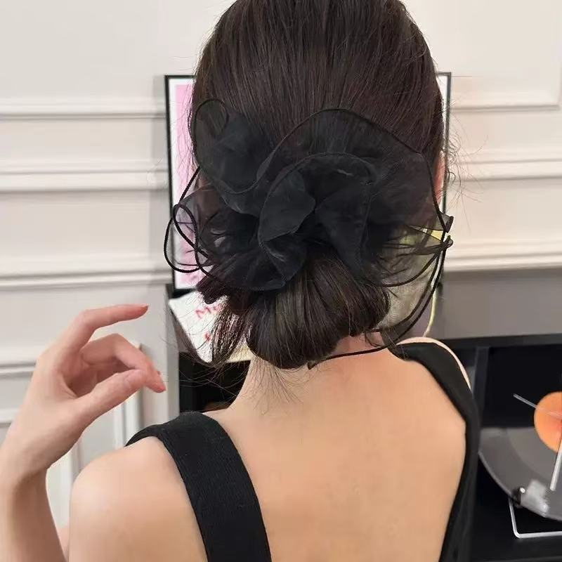 1pc organza moda gonna forma i - Hair Net Invisible recensione e prezzo