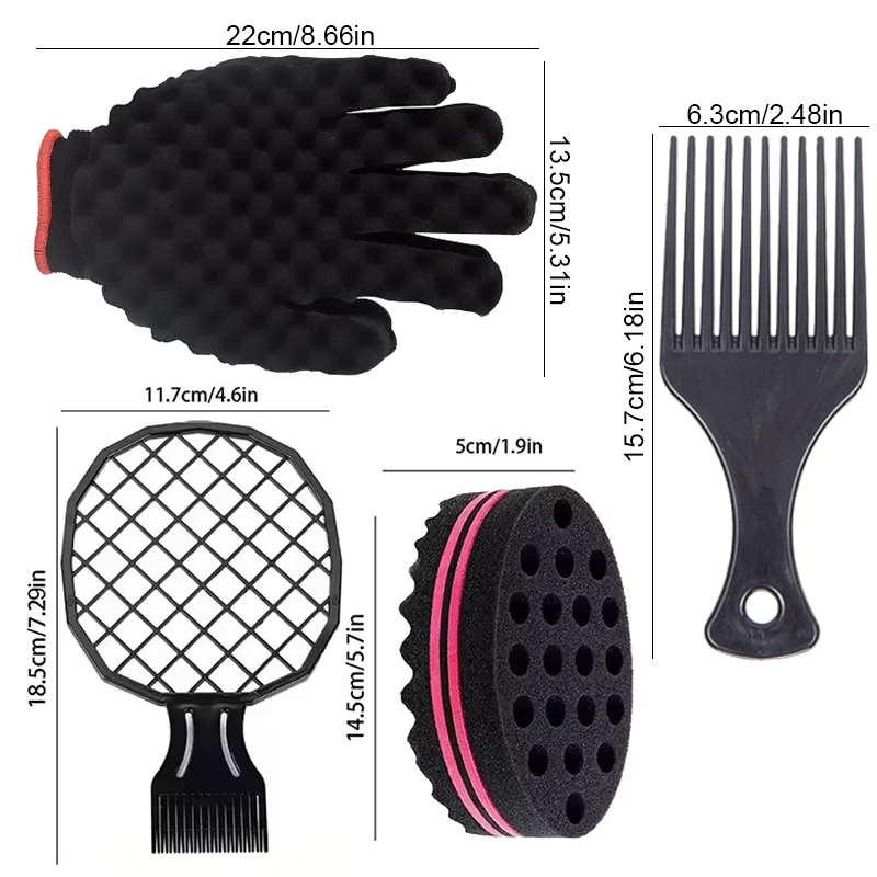 Set 4 Pezzi per lo Styling dei - Twist Sponge Coil recensione e prezzo