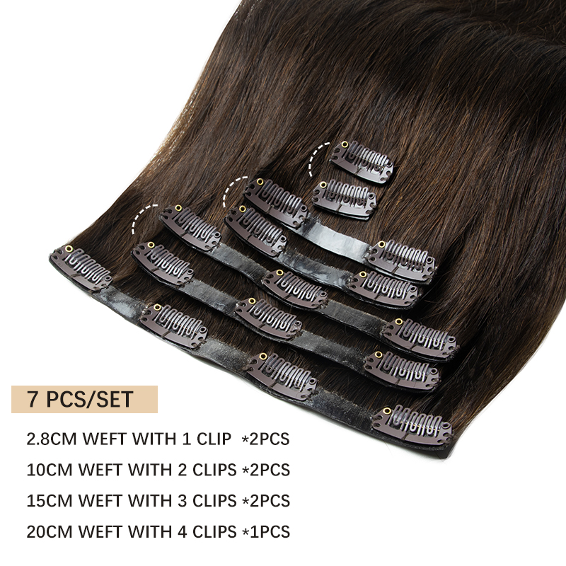 Clip in PU spesso invisibile n - Clip In Hair Piece recensione e prezzo
